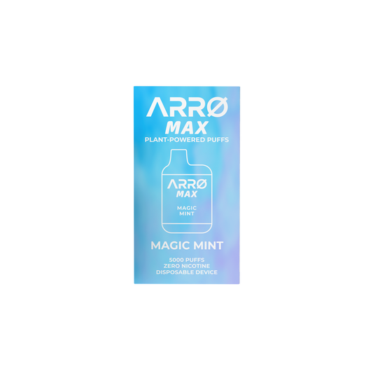 ARRØ MAX –  Magic Mint (5,000 Puffs) Plant Powered Aromatherapy Device, Single Pack