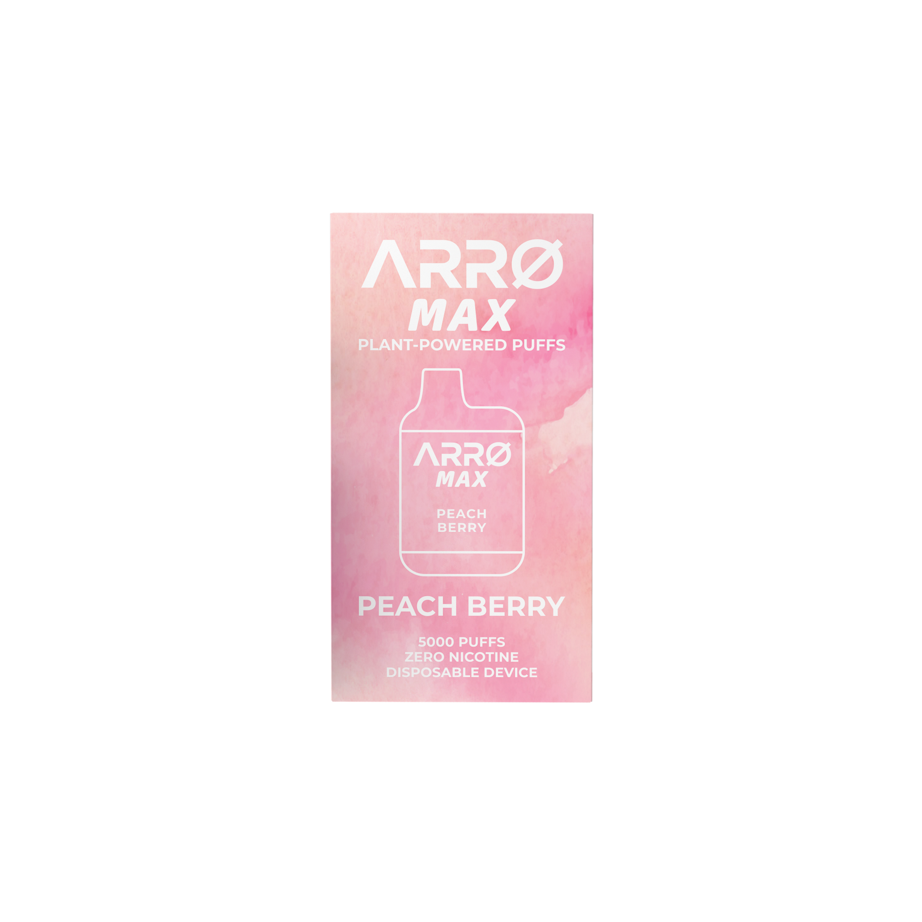 ARRØ MAX – Peach Berry (5,000 Puffs) Plant Powered Aromatherapy Device