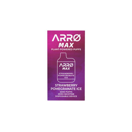 ARRØ MAX – Strawberry Pomegranate Ice (5,000 Puffs) Plant Powered Aromatherapy Device