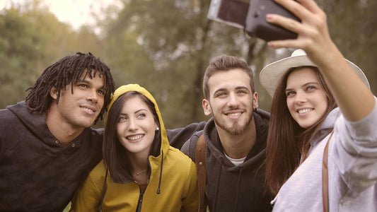 Group of friends taking a selfie