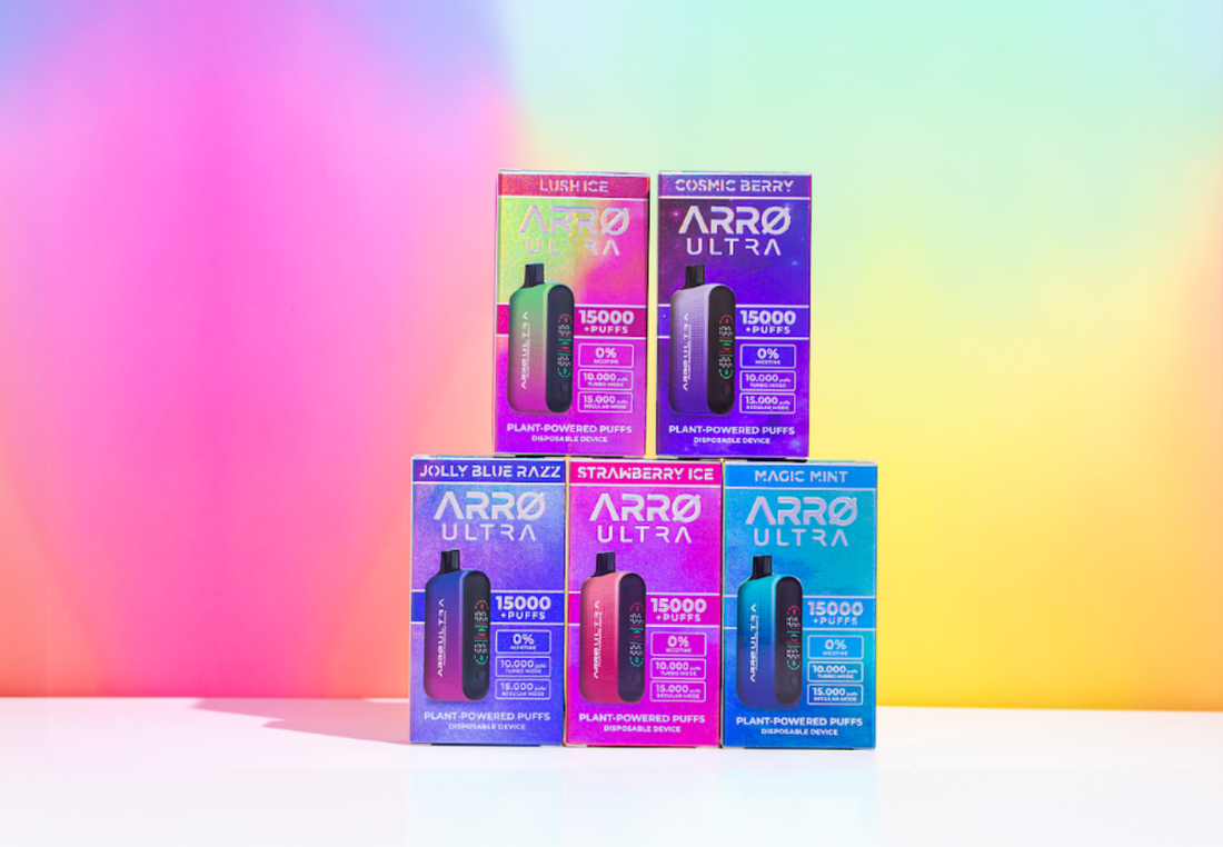 ARRØ nicotine-free disposable shown as a top alternative to Fum vape for nicotine-free diffuser use in 2026