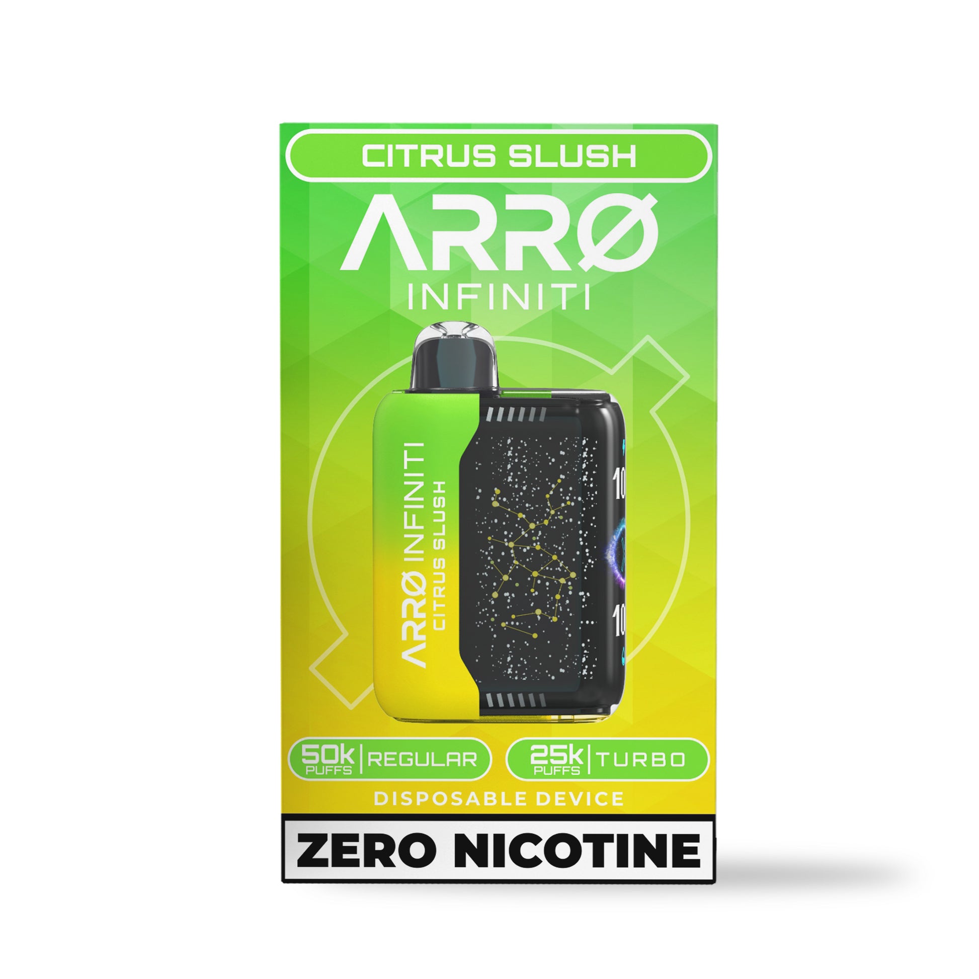ARRØ INFINITI - Zero Nicotine Vapes Citrus Slush