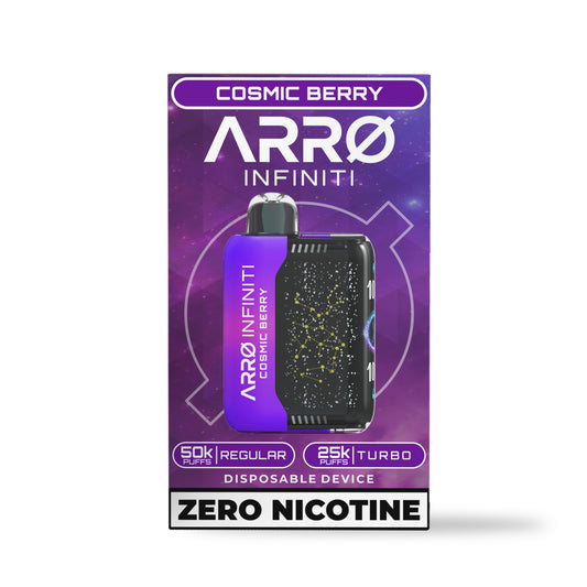 ARRØ INFINITI - Zero Nicotine Vapes Cøsmic Berry