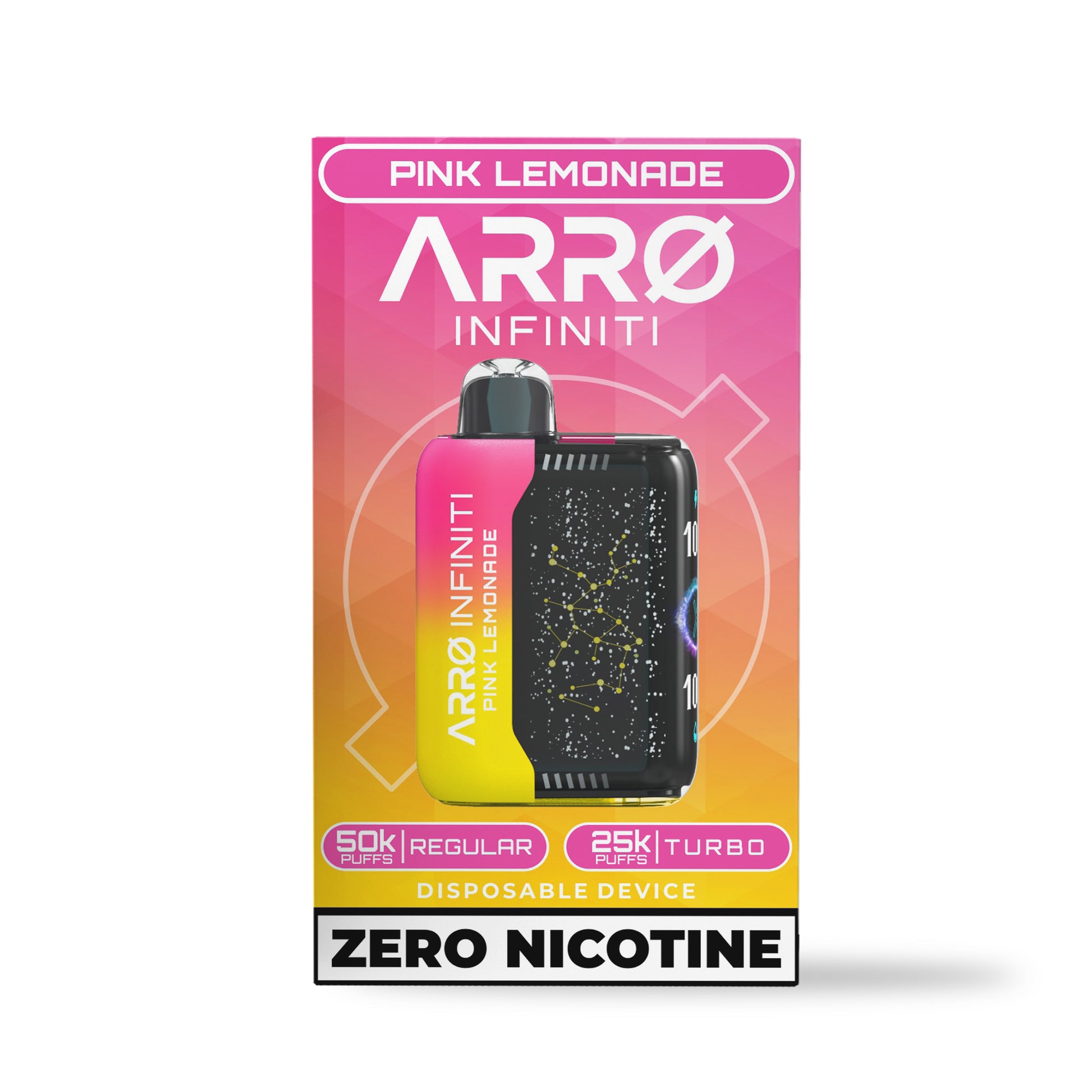 ARRØ INFINITI - Zero Nicotine Vapes Pink Lemonade