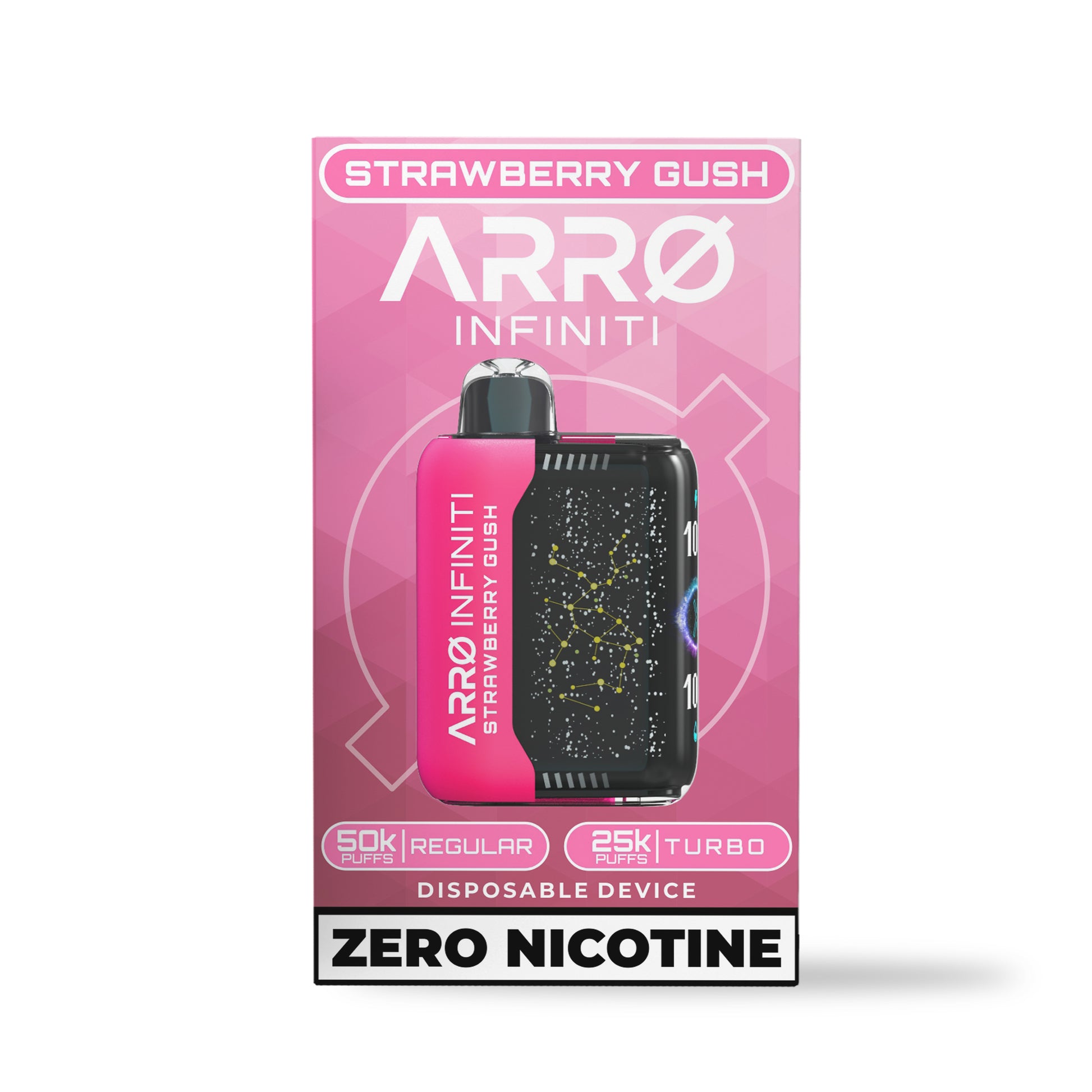 ARRØ INFINITI - Zero Nicotine Vapes Strawberry Gush