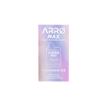 ARRØ MAX – Hawaiian Ice (5,000 Puffs) Plant Powered Aromatherapy Device, Single Pack
