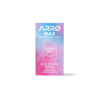 ARRØ MAX – Icey Peach Rings (5,000 Puffs) Plant Powered Aromatherapy Device