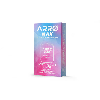 ARRØ MAX – Icey Peach Rings (5,000 Puffs) Plant Powered Aromatherapy Device