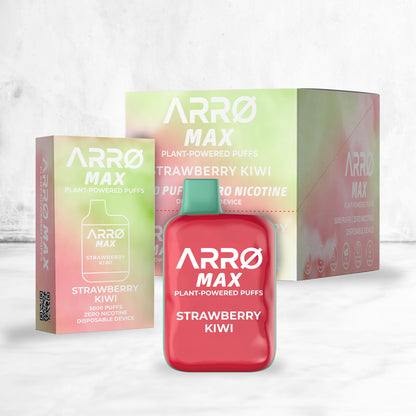 ARRØ MAX – Strawberry Kiwi (5,000 Puffs) Plant Powered Aromatherapy Device, Single Pack