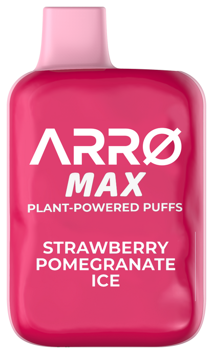 ARRØ MAX – Strawberry Pomegranate Ice (5,000 Puffs) Plant Powered Aromatherapy Device, Single Pack