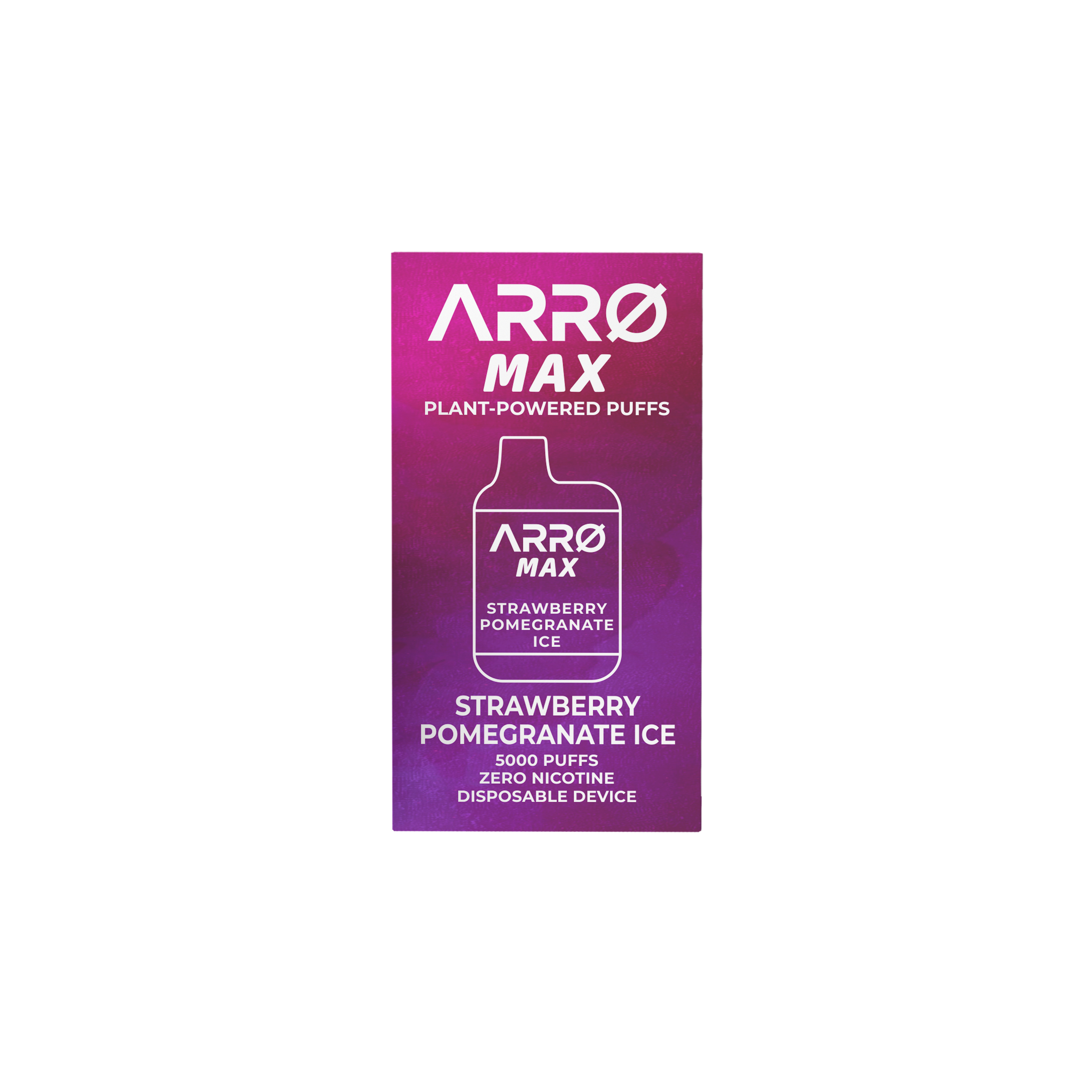 ARRØ MAX – Strawberry Pomegranate Ice (5,000 Puffs) Plant Powered Aromatherapy Device