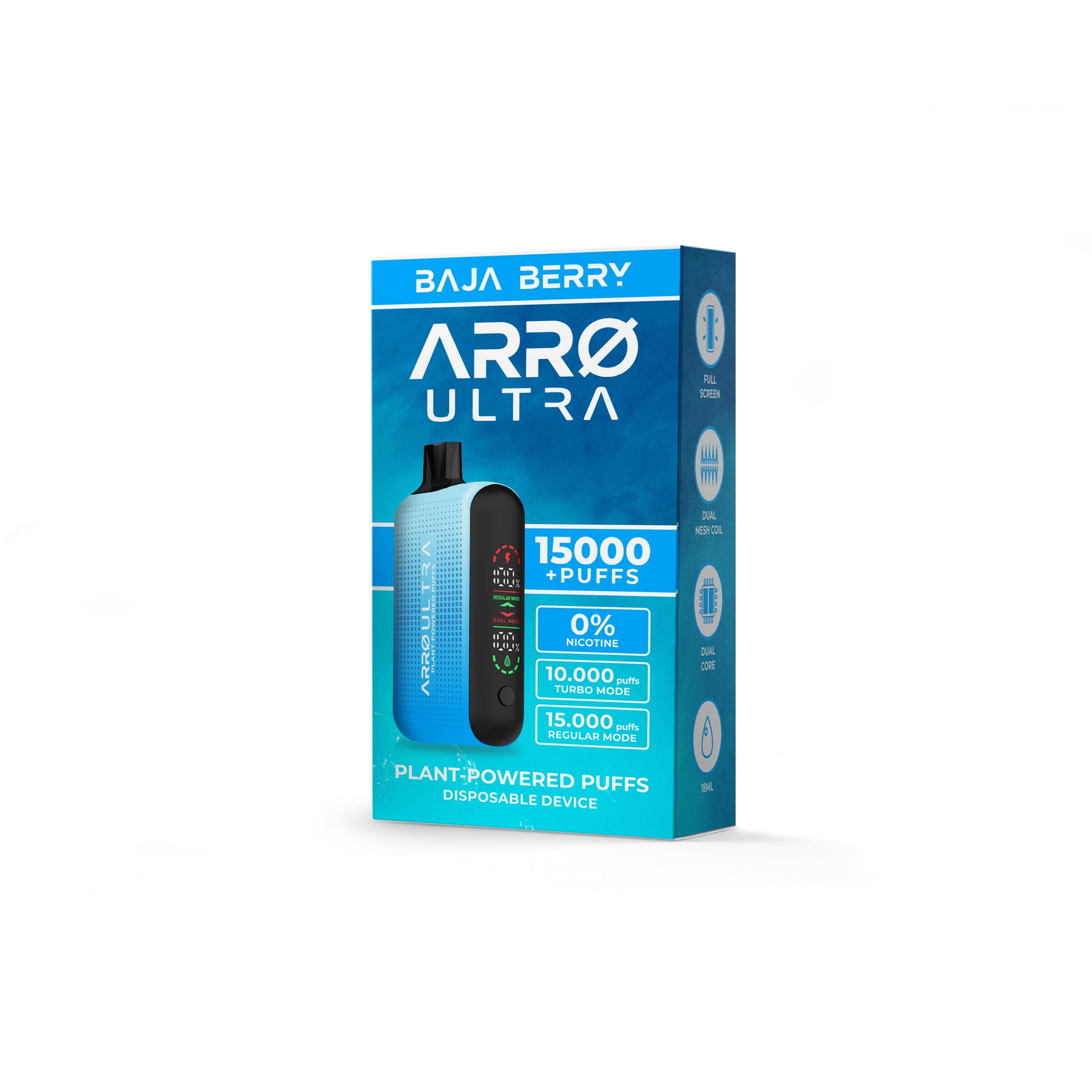 ARR Ultra Nicotine Free Vape | Baja Berry Flavor ARR Brand ARR Ultra Nicotine Free Vape | Baja Berry Flavor ARR Brand