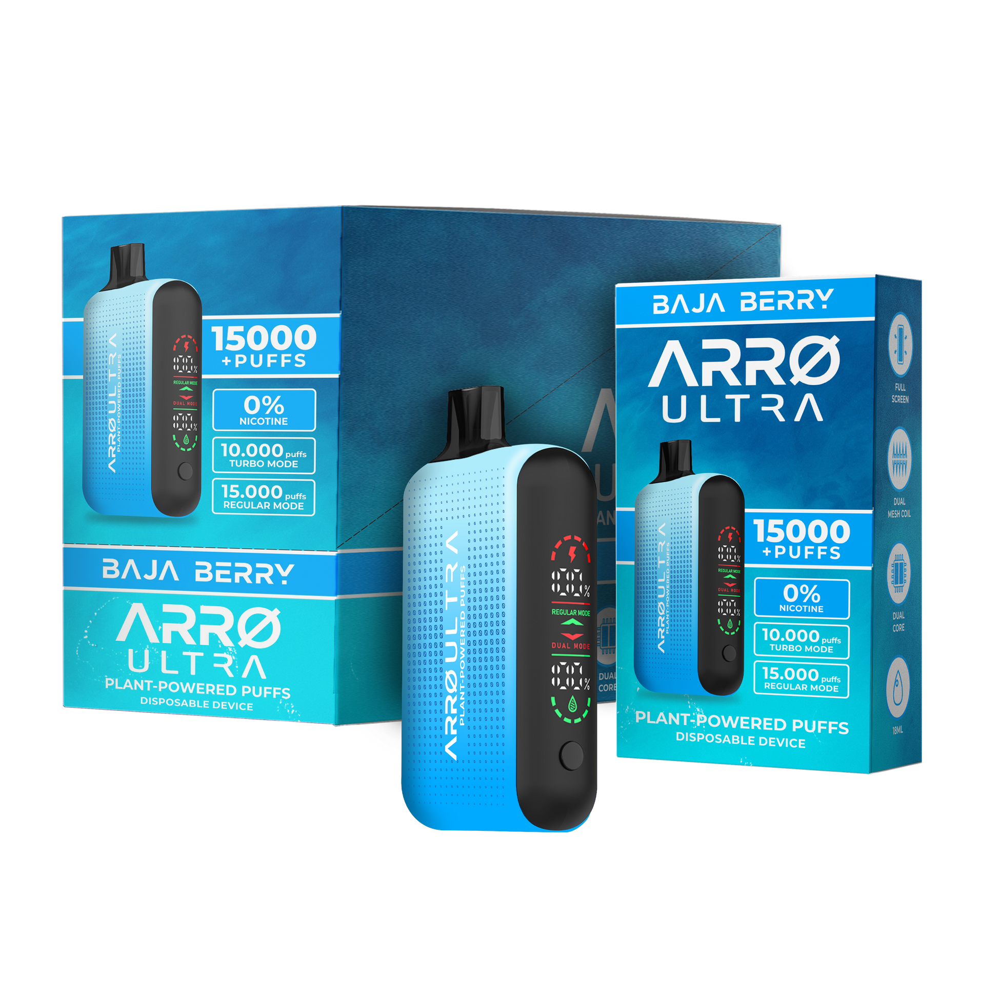 ARR Ultra Nicotine Free Vape | Baja Berry Flavor ARR Brand ARR Ultra Nicotine Free Vape | Baja Berry Flavor ARR Brand