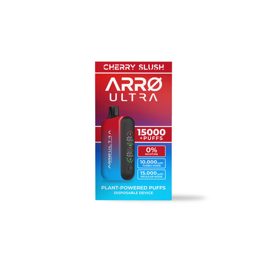 ARRØ Ultra –  Cherry Slush (15,000 Puffs) Plant Powered Aromatherapy Device, Single Pack