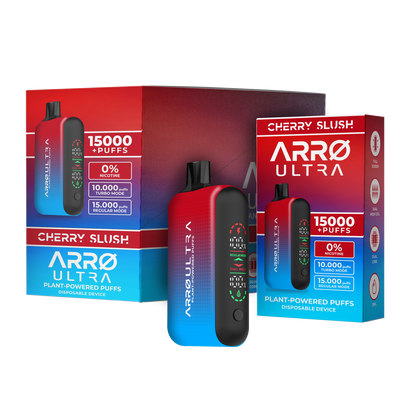 ARRØ Ultra –  Cherry Slush (15,000 Puffs) Plant Powered Aromatherapy Device, Single Pack