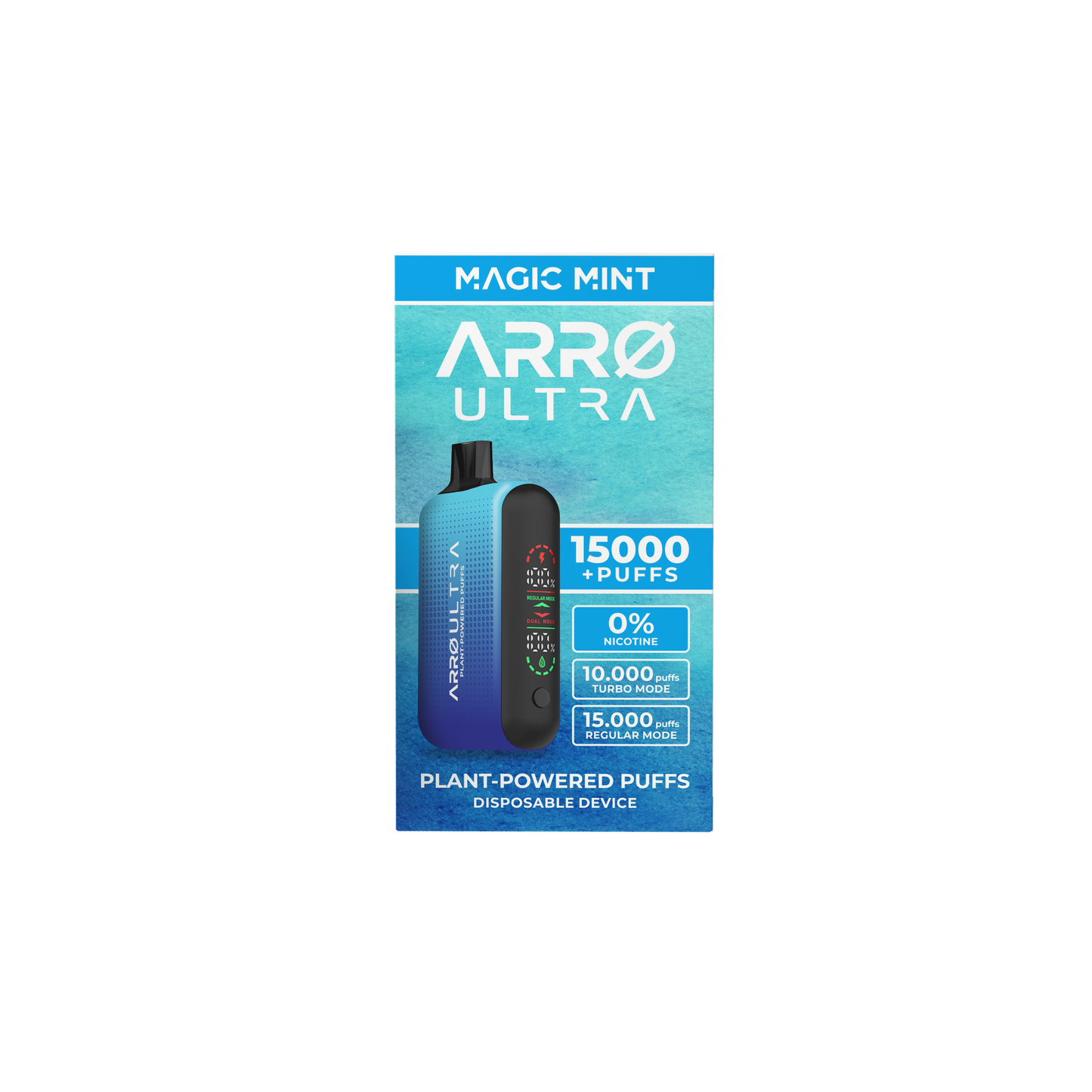 ARRØ Ultra –  Magic Mint (15,000 Puffs) Plant Powered Aromatherapy Device, Single Pack