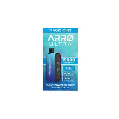 ARRØ Ultra –  Magic Mint (15,000 Puffs) Plant Powered Aromatherapy Device, Single Pack