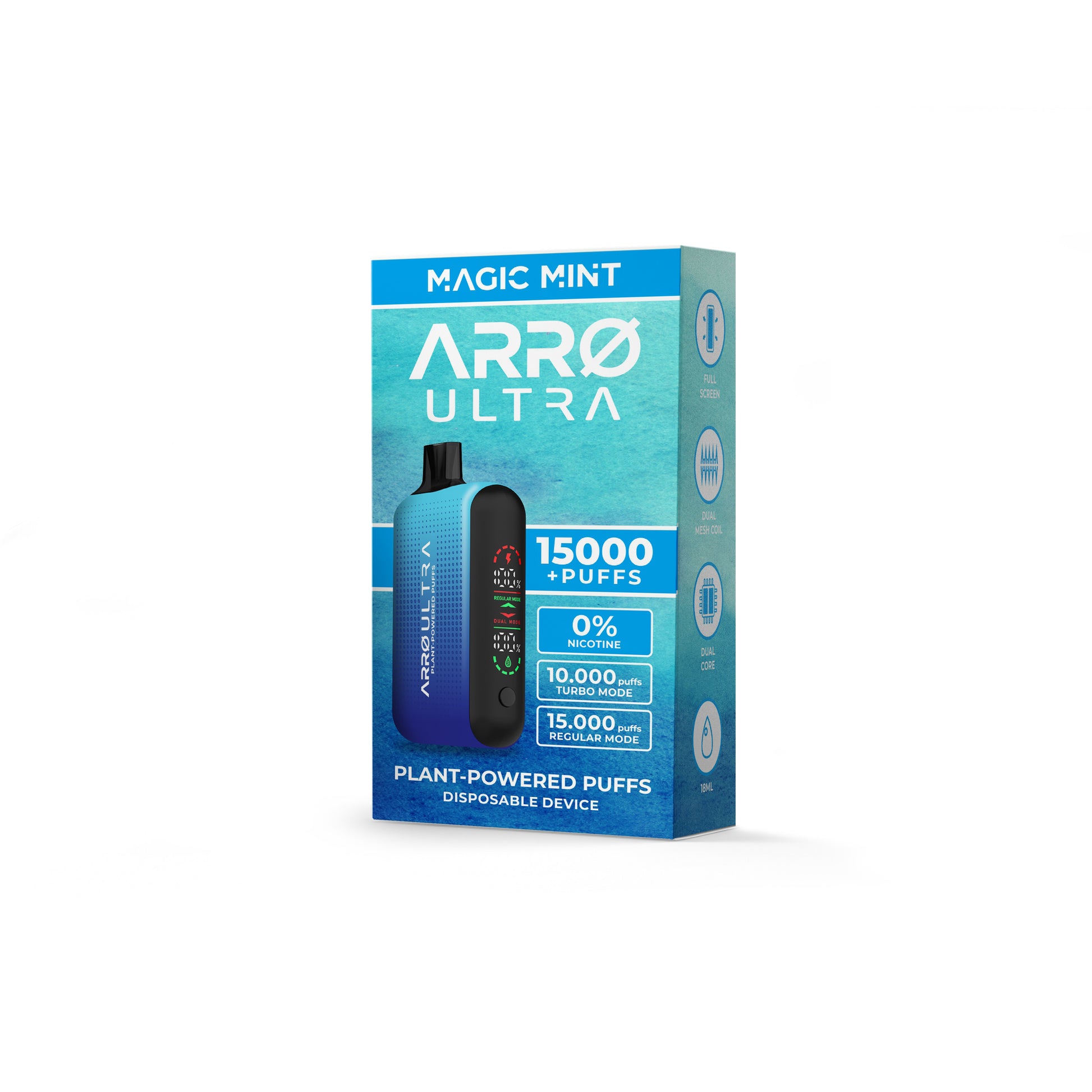 ARR Ultra Nicotine Free Vape | Magic Mint ARR Brand ARR Ultra Nicotine Free Vape | Magic Mint ARR Brand