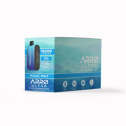 ARRØ Ultra –  Magic Mint (15,000 Puffs) Plant Powered Aromatherapy Device, Single Pack