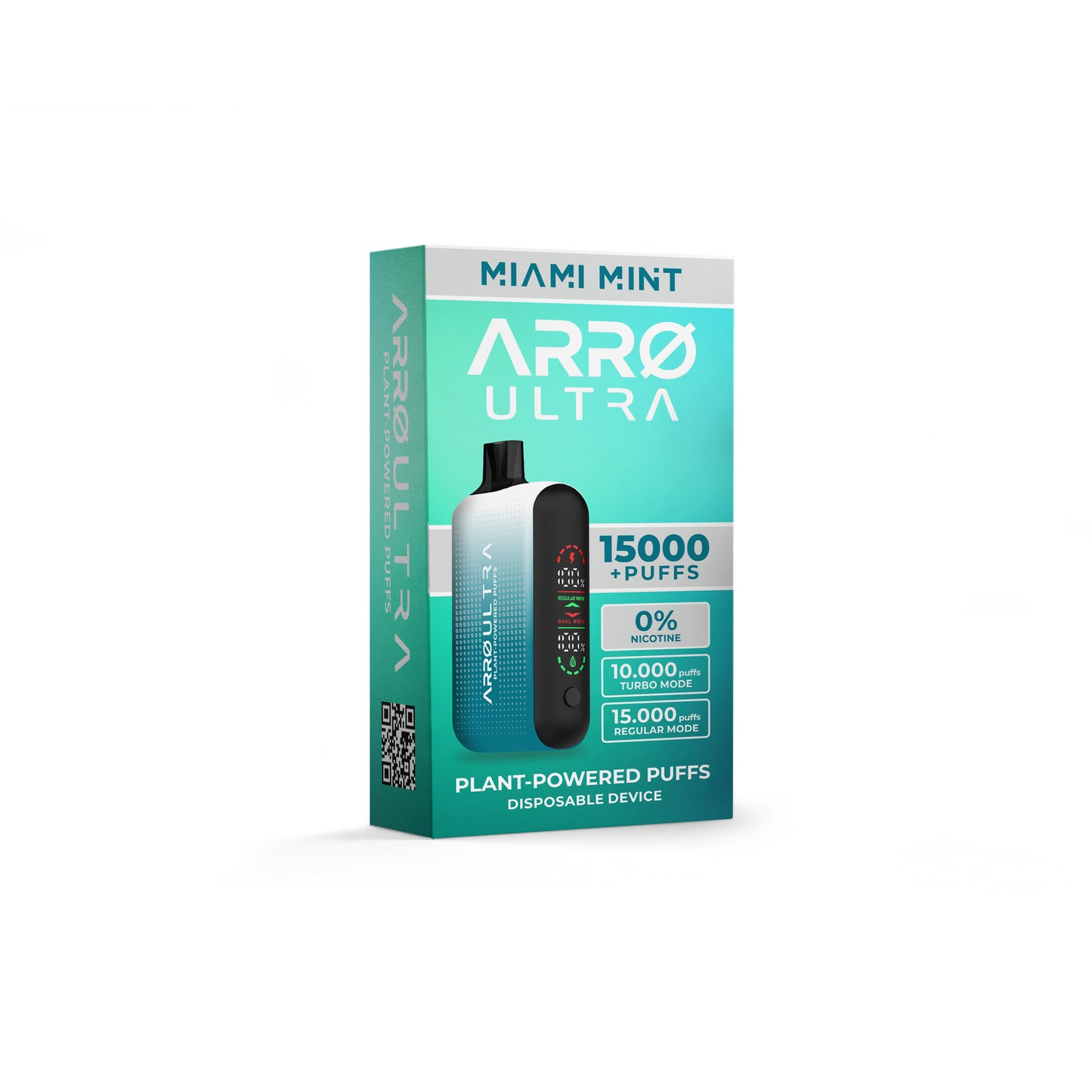 ARRØ Ultra –  Miami Mint (15,000 Puffs) Plant Powered Aromatherapy Device, Single Pack