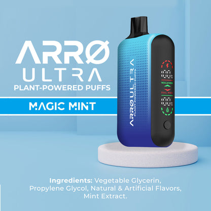 ARRØ Ultra –  Magic Mint (15,000 Puffs) Plant Powered Aromatherapy Device, Single Pack