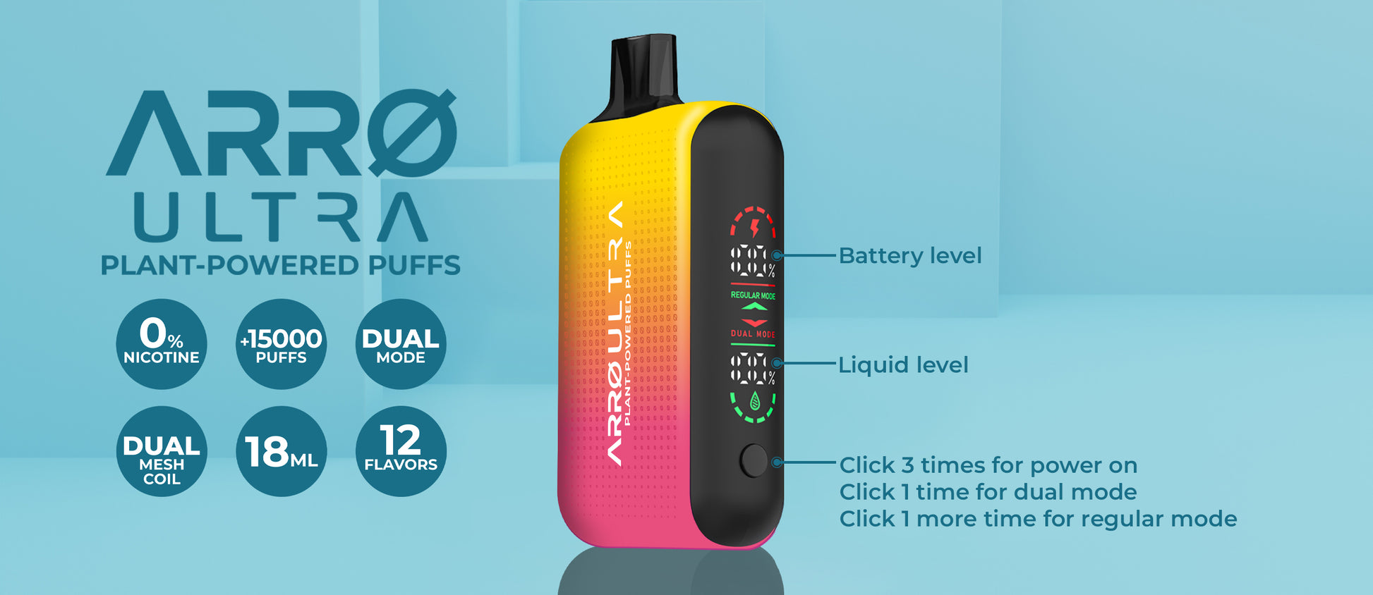 ARR Ultra Nicotine Free Vape Watermelon Sour Peach ARR Brand ARR Ultra Nicotine Free Vape Watermelon Sour Peach ARR Brand