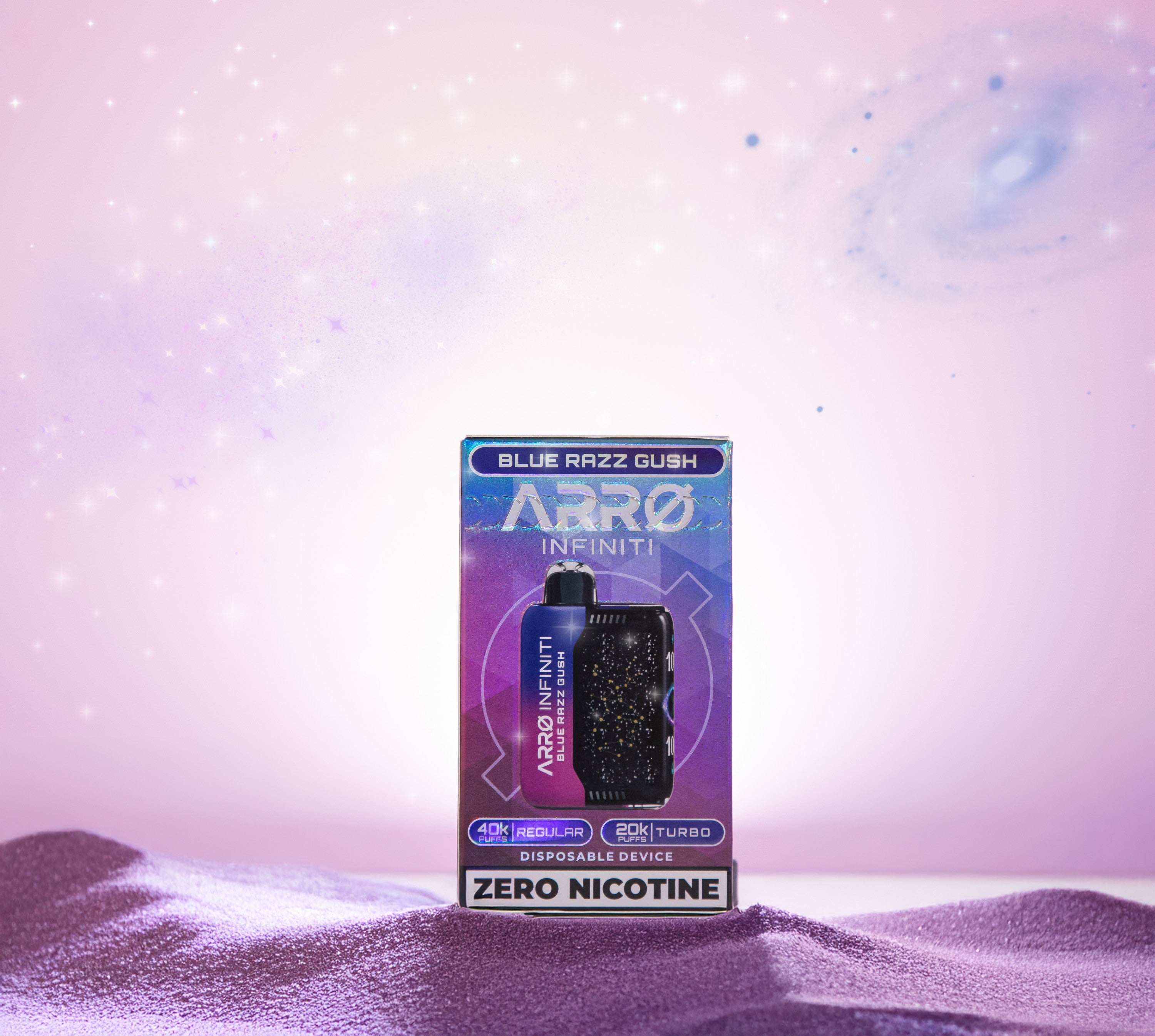 ARRØ INFINITI - Zero Nicotine Vapes Blue Razz Gush