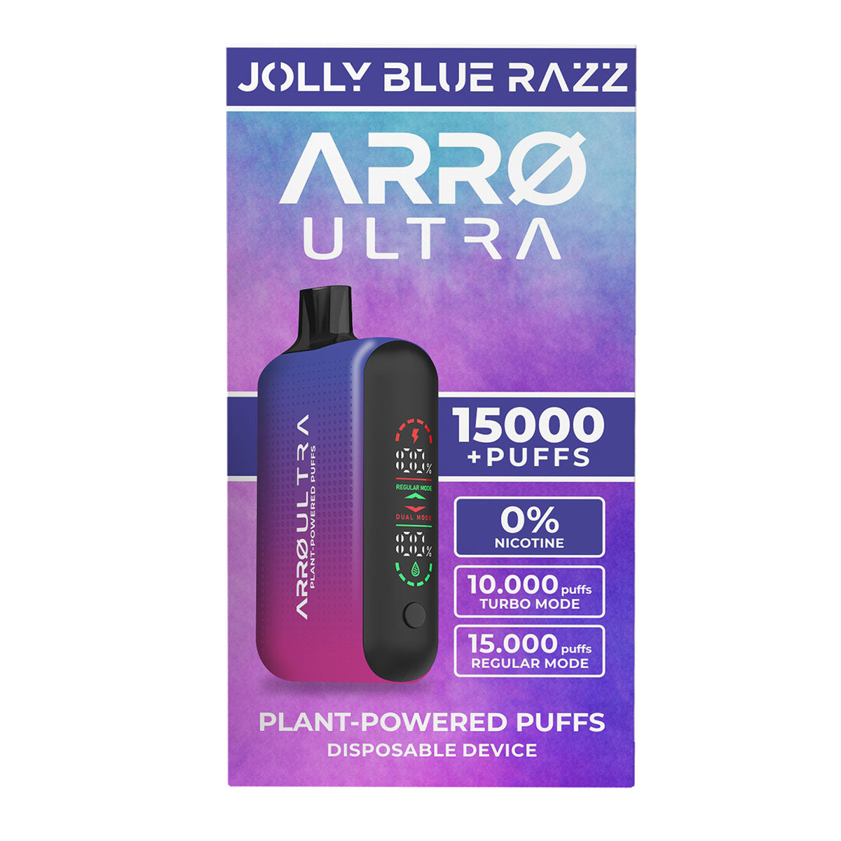 ARRØ Ultra in Jolly Blue Razz flavor