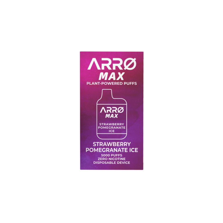 ARRØ MAX Zero Nicotine Vape – Strawberry Pomegranate Ice