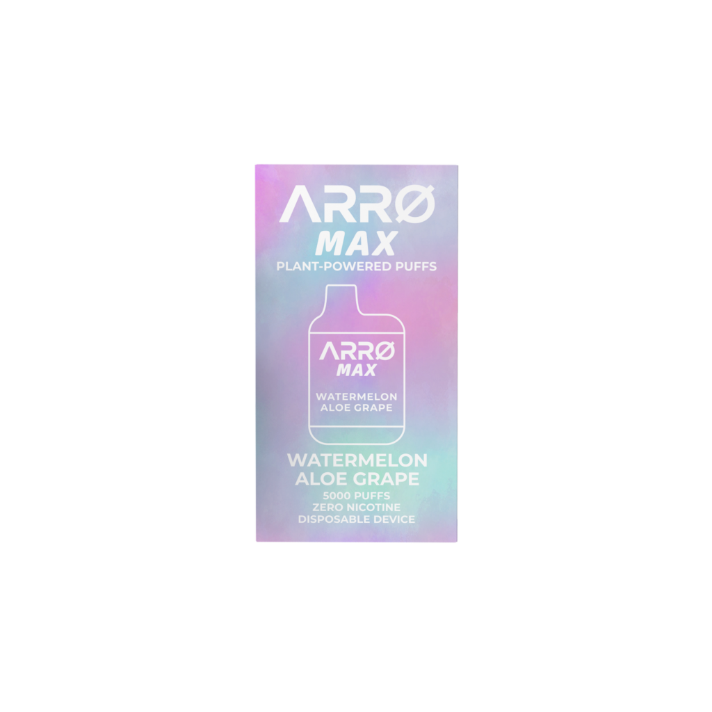 ARRØ MAX Zero Nicotine Vape –  Watermelon Aloe Grape