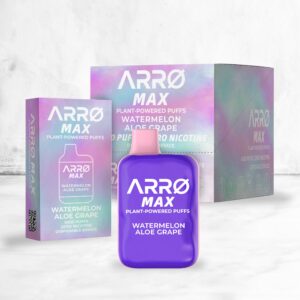 ARRØ MAX Zero Nicotine Vape –  Watermelon Aloe Grape - Image 5