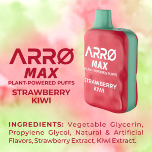 ARRØ MAX Zero Nicotine Vape – Strawberry Kiwi - Image 4
