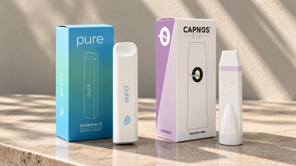Pure Diffuser vs. CAPNOS: How the Draw and Devices Compare