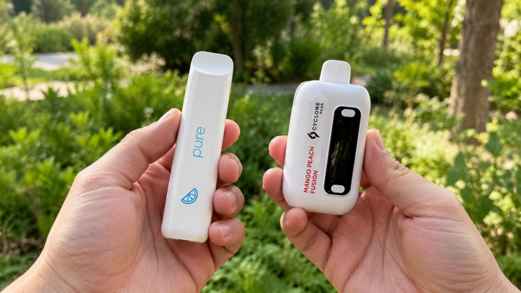 Pure Diffuser vs. Cyclone Pods: Devices, Puff Counts, and Price