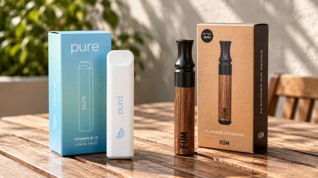 Pure Diffuser vs. FÜM: Vapor, Flavors, and Ongoing Cost